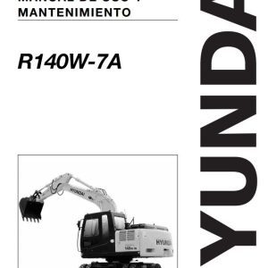 141 Hyundai Excavator R140W 7A Operator Manual ES