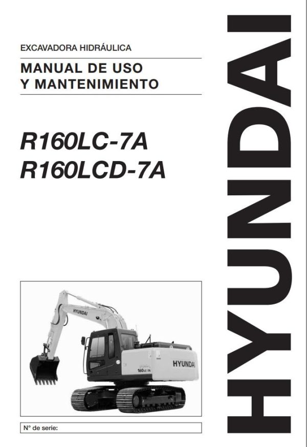 144 Hyundai Excavator R160LC 7A Operator Manual ES