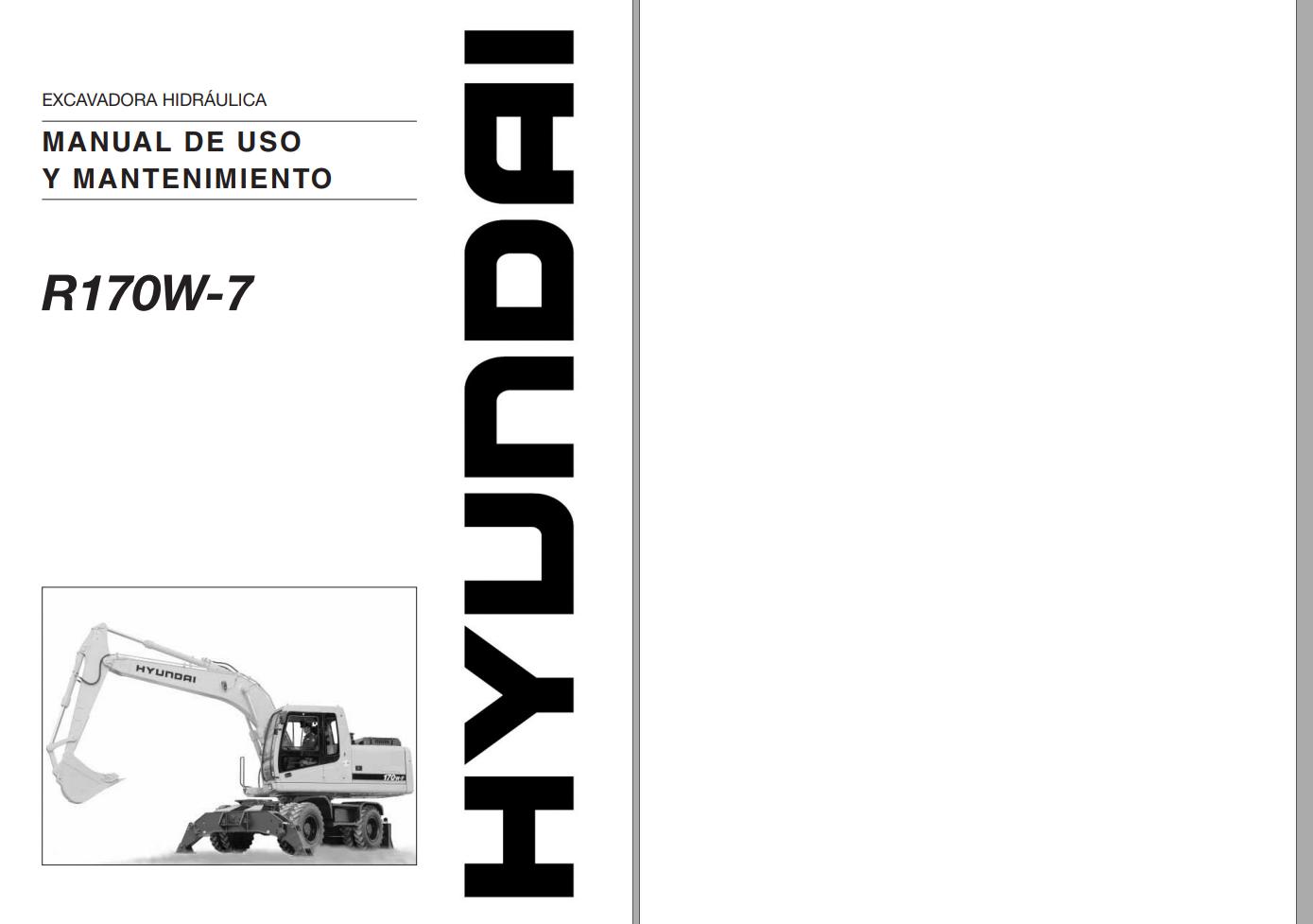149 Hyundai Excavator R170W 7 Operator Manual ES