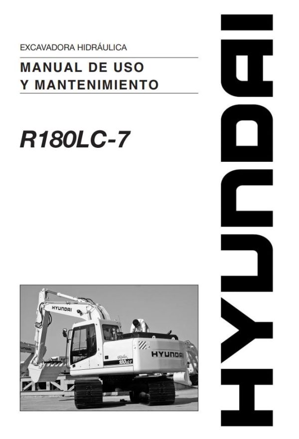 153 Hyundai Excavator R180LC 7 Operator Manual ES