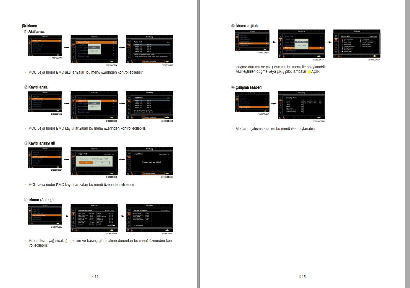167 Hyundai Excavator R210LC 9 Operator Manual TR 1