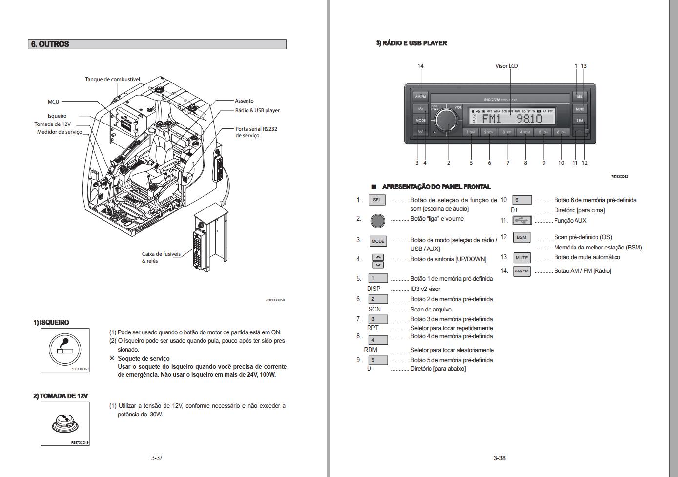 171 Hyundai Excavator R220LC 9 Operator Manual PT 1