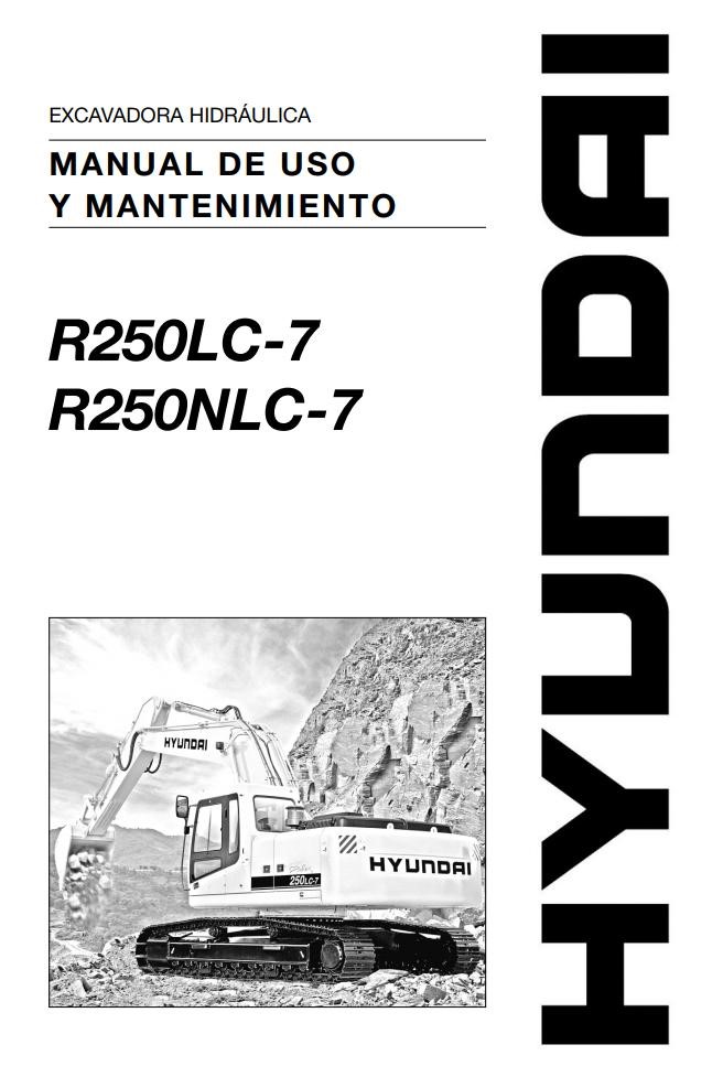 181 Hyundai Excavator R250LC 7 Operator Manual ES