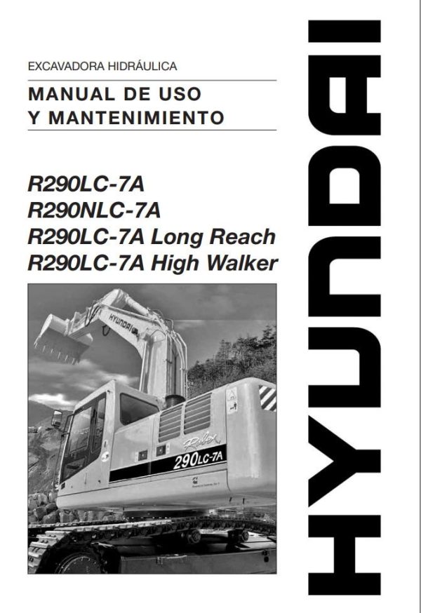 189 Hyundai Excavator R290LC 7A Operator Manual ES