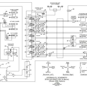 Bobcat Backhoe Loader B700 Electrical and Hydraulic Schematic