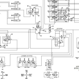 Bobcat Backhoe Loader B750 Electrical and Hydraulic Schematic