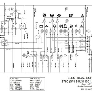 Bobcat Backhoe Loader B780 Electrical and Hydraulic Schematic