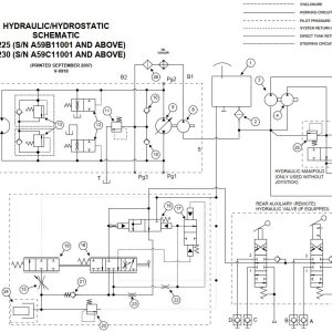 Bobcat Compact Tractor CT230 Electrical and Hydraulic Schematic