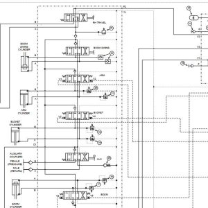 Bobcat Excavator 319 Electrical and Hydraulic Schematic