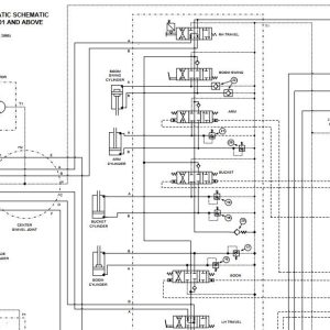 Bobcat Excavator 320 320L 322 Electrical and Hydraulic Schematic