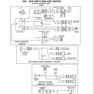 Bobcat Excavator 331 331E 334 Electrical and Hydraulic Schematic