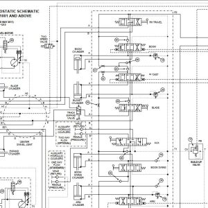 Bobcat Excavator 418 Electrical and Hydraulic Schematic