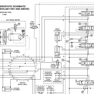 Bobcat Excavator D10z Hydraulic Schematic