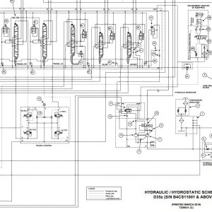 Bobcat Excavator D35z Electrical and Hydraulic Schematic