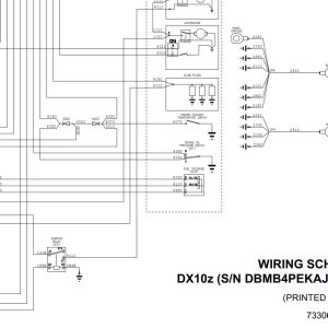 Bobcat Excavator DX10z Electrical Schematic