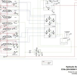 Bobcat Excavator E10e Electrical and Hydraulic Schematic