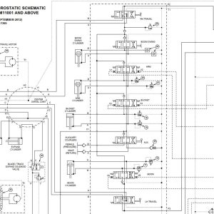 Bobcat Excavator E14 Electrical and Hydraulic Schematic