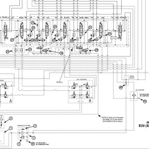 Bobcat Excavator E20 Electrical and Hydraulic Schematic
