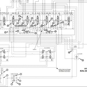 Bobcat Excavator E20Z Electrical and Hydraulic Schematic