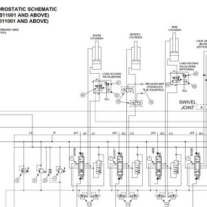 Bobcat Excavator E80 Electrical and Hydraulic Schematic
