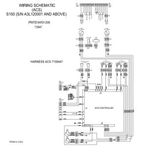Bobcat Loader S150 Electrical and Hydraulic Schematic