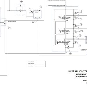 Bobcat Loader S16 S18 Electrical and Hydraulic Schematic