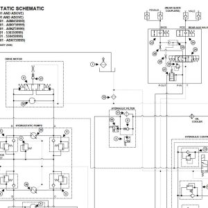 Bobcat Loader S185 Electrical and Hydraulic Schematic
