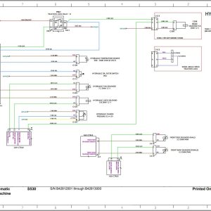 Bobcat Loader S530 Electrical and Hydraulic Schematic