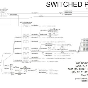 Bobcat Loader S630 Electrical and Hydraulic Schematic