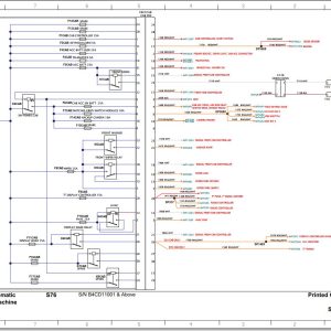 Bobcat Loader S76 Electrical and Hydraulic Schematic