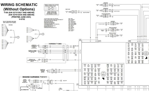 Bobcat Loader T180 Electrical and Hydraulic Schematic