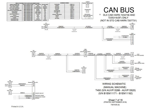 Bobcat Loader T450 Electrical and Hydraulic Schematic