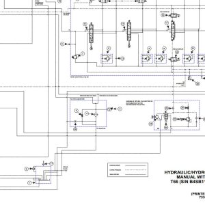 Bobcat Loader T66 Electrical and Hydraulic Schematic