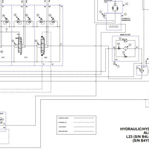 Bobcat Small Articulated Loader L23 Electrical and Hydraulic Schematic