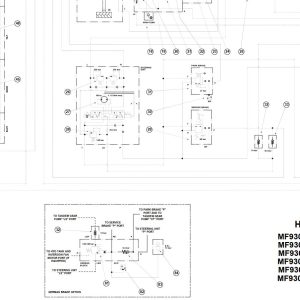 Bobcat Telescopic Handler MF9305 Electrical and Hydraulic Schematic