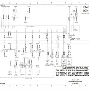 Bobcat Telescopic Handler T40.180 Electrical and Hydraulic Schematic