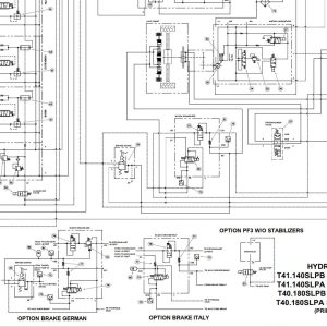 Bobcat Telescopic Handler T40140 T40170 T40180 Electrical and Hydraulic Schematic