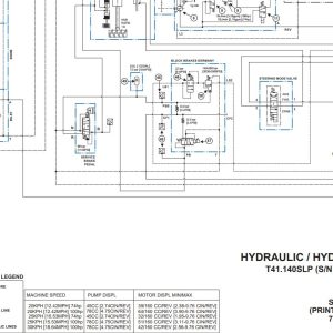 Bobcat Telescopic Handler T41.140 Electrical and Hydraulic Schematic