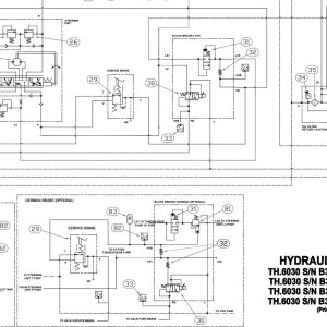 Bobcat Telescopic Handler TH.6030 Electrical and Hydraulic Schematic