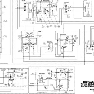 Bobcat Telescopic Handler TH.7030 Electrical and Hydraulic Schematic