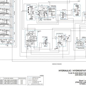 Bobcat Telescopic Handler TL30.70 Electrical and Hydraulic Schematic