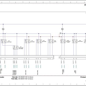 Bobcat Telescopic Handler TL35.105 Electrical and Hydraulic Schematic