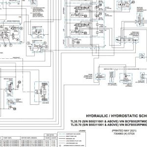 Bobcat Telescopic Handler TL35.70 Electrical and Hydraulic Schematic