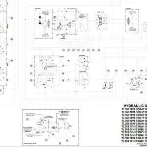 Bobcat Telescopic Handler TL358 Electrical and Hydraulic Schematic