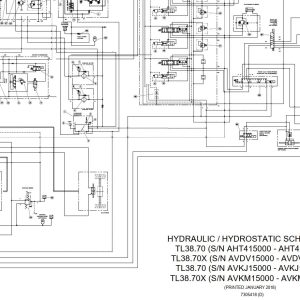 Bobcat Telescopic Handler TL38.70 Electrical and Hydraulic Schematic