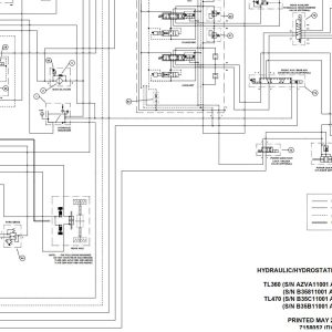 Bobcat Telescopic Handler TL470 Electrical and Hydraulic Schematic