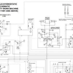 Bobcat Toolcat 5600 D Series Electrical and Hydraulic Schematic