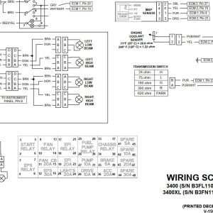 Bobcat Utility Vehicle 3400 3400XL Electrical Schematic