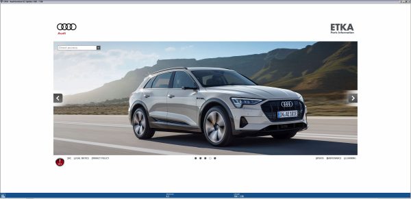 ETKA 8.2 Volkswagen Seat Skoda Audi Commercial Vehicles 05.2023 Spare Parts Catalog VMWare 1 1