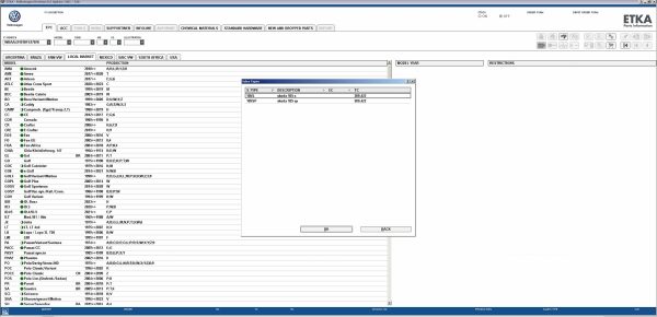 ETKA 8.2 Volkswagen Seat Skoda Audi Commercial Vehicles 05.2023 Spare Parts Catalog VMWare 8 1